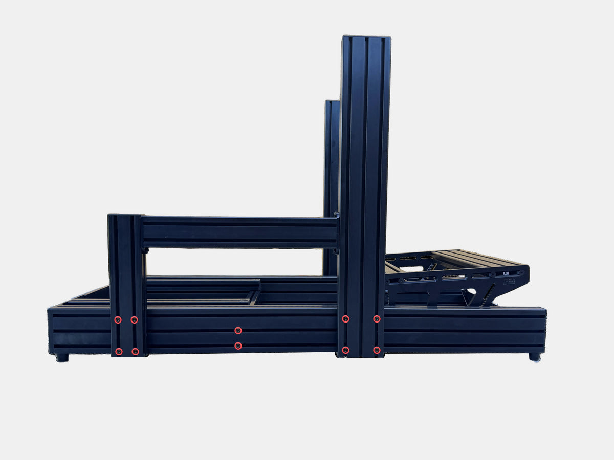 Sim racing cockpits and chassis