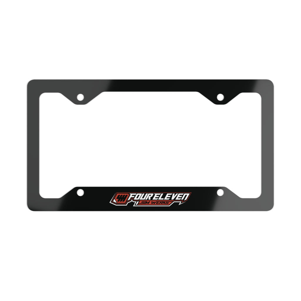 Four Eleven Metal License Plate Frame
